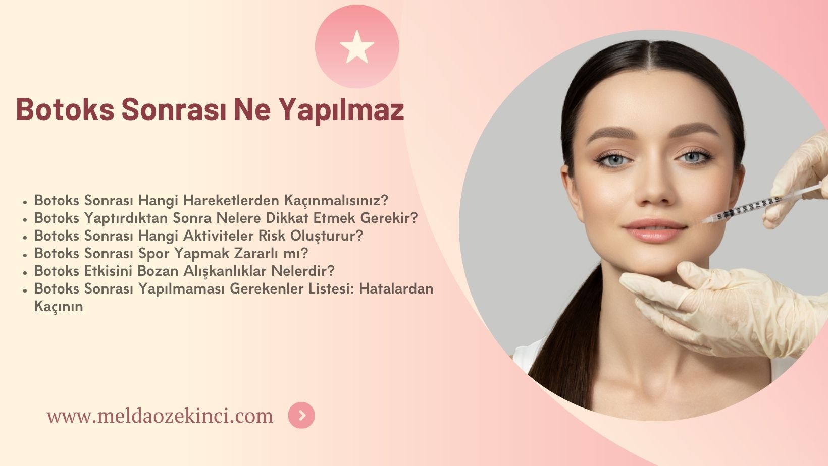 Botoks Sonrası Ne Yapılmaz