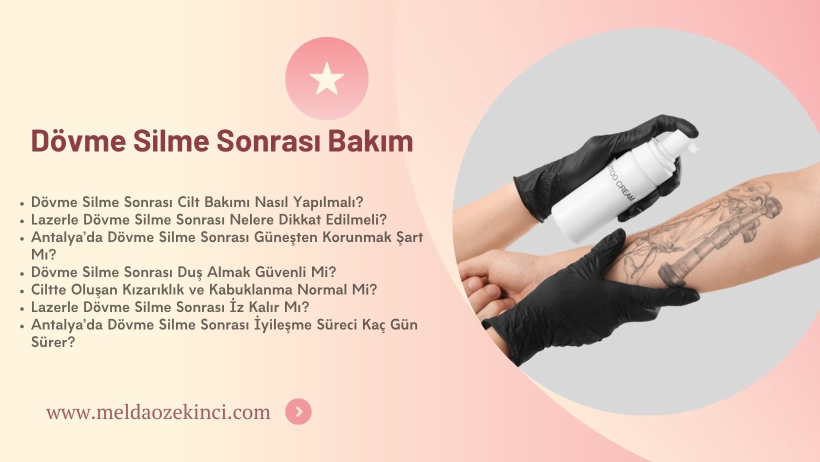 Dövme Silme Sonrası Bakım