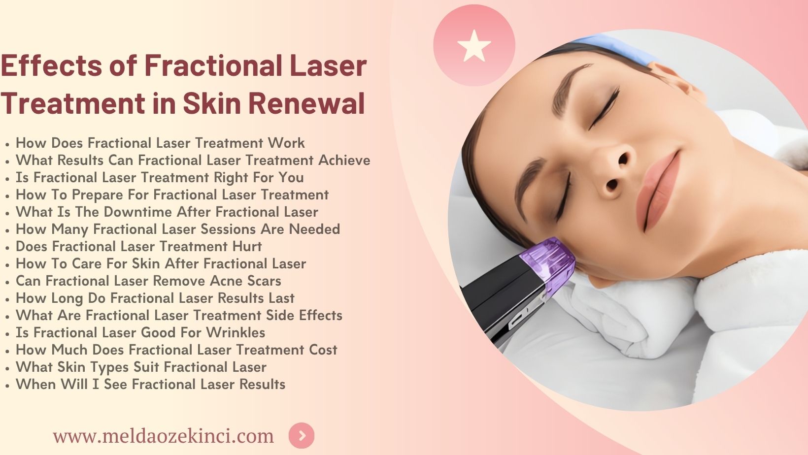 The Effects of Fractional Laser Treatment in Skin Rejuvenation