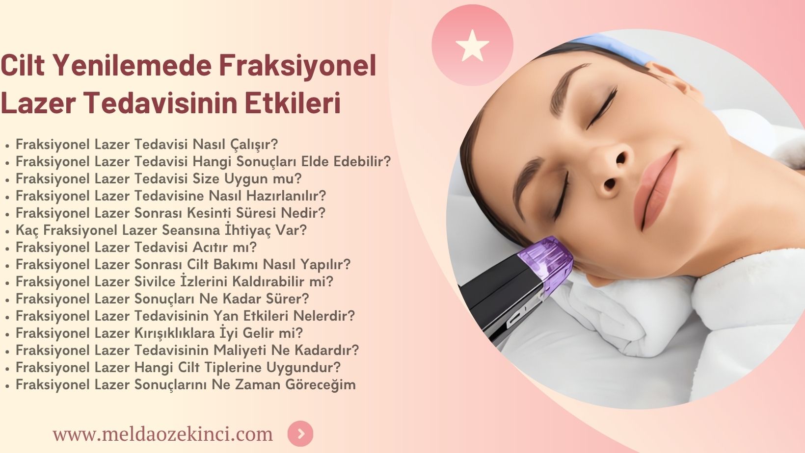 Fraksiyonel Lazer Tedavisinin Cilt Gençleştirmedeki Etkileri