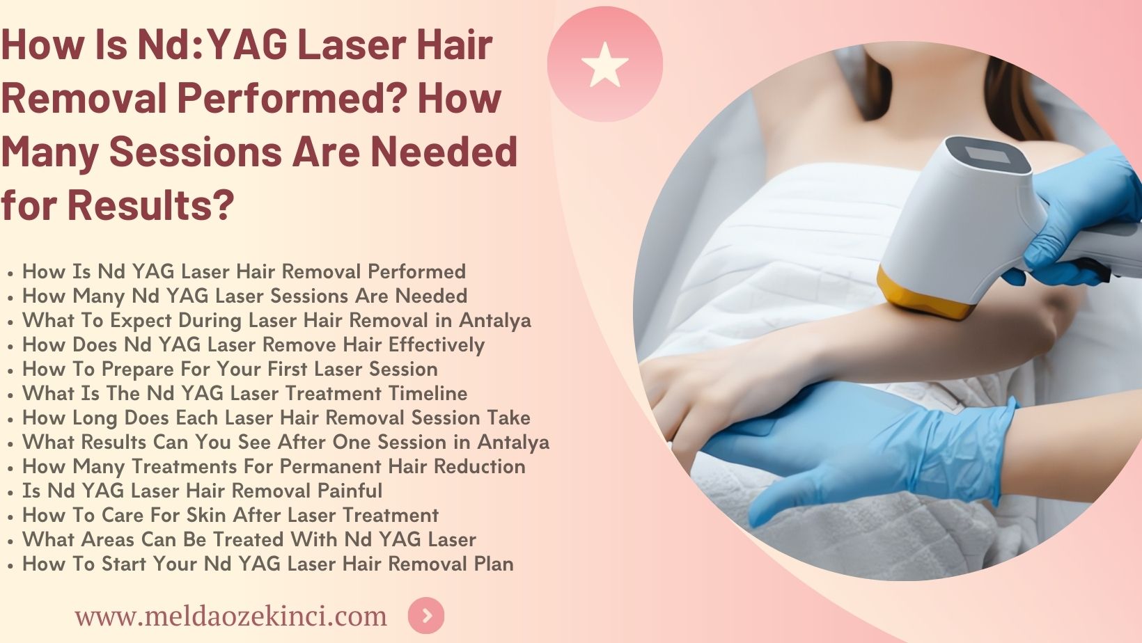 How Is Nd - YAG Laser Hair Removal Performed? How Many Sessions Are Needed To See Results?