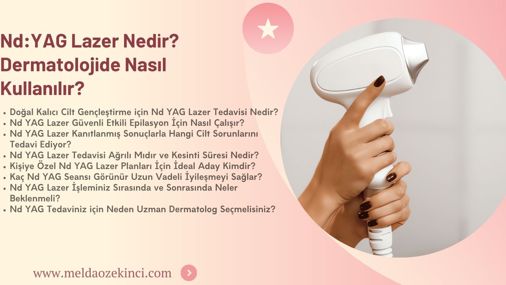 Nd YAG Lazer Nedir? Dermatolojide Nasıl Kullanılır?