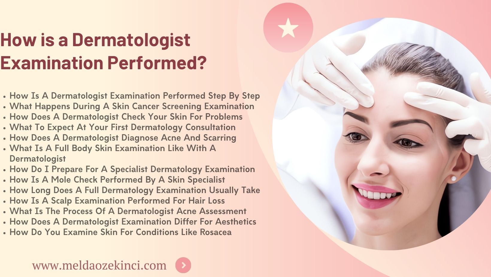 Как проходит осмотр дерматолога?