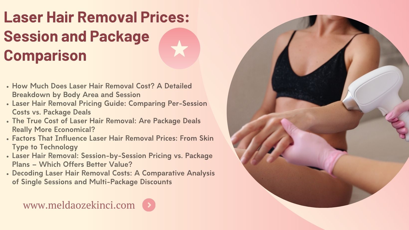 Laser Hair Removal Prices: Session and Package Comparison